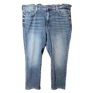 Banana Republic Women's Premium Plus Size Jeans 35 High Rise Slim Stretch Denim